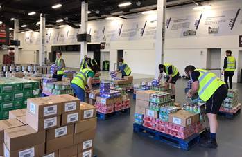 Bristol Charity Donantion of Food Bristol Charity Distributed 769 Tonnes of Food in COVID Emergency Response