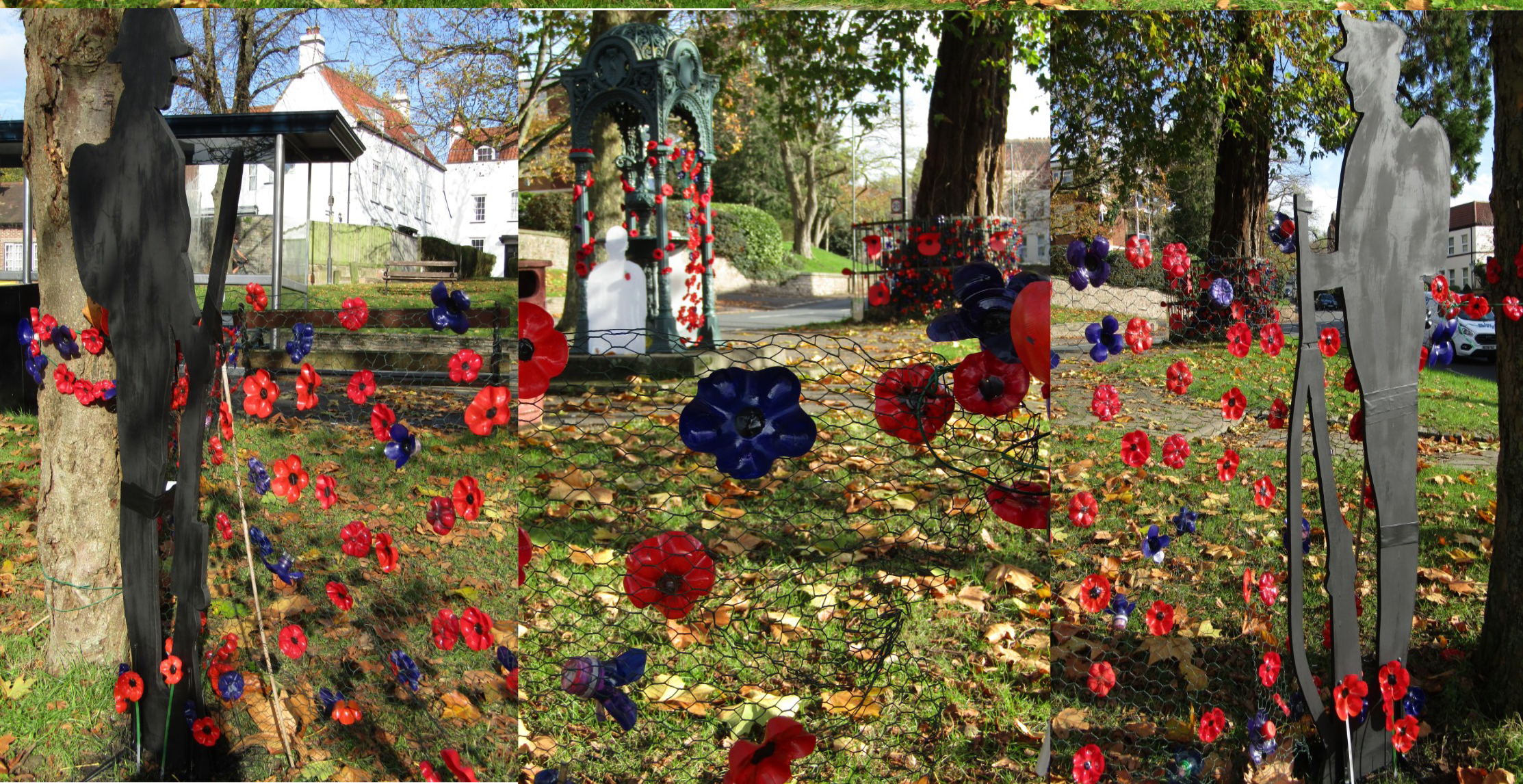 poppies on the green news release (dragged) Poppies On The Green Display Defies Covid-19.