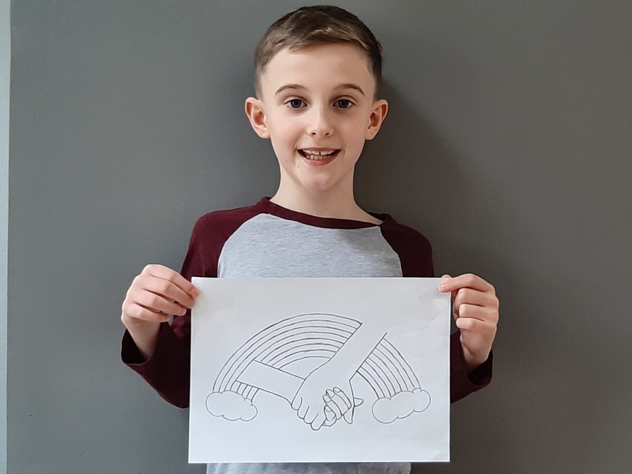 Somerset schoolboy makes his mark on Covid-19 memorial