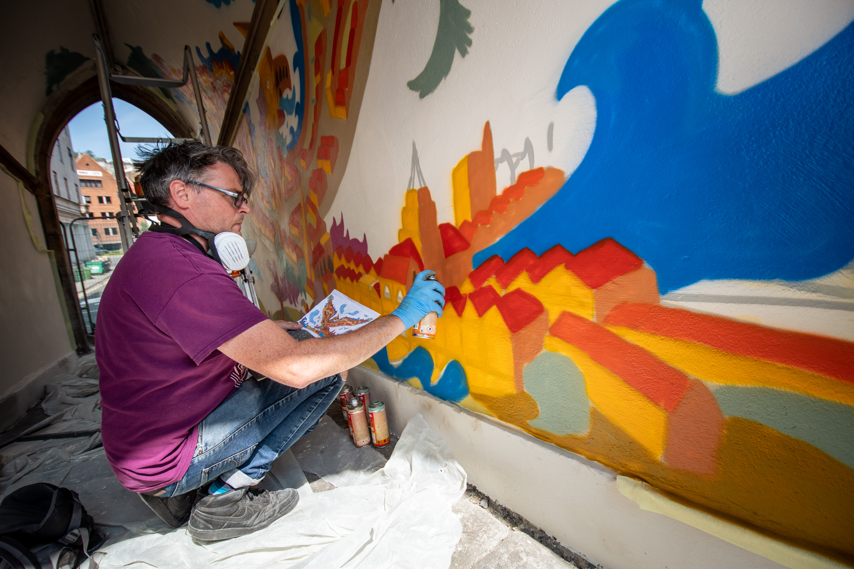 Mural revitalises gateway to Bristol’s Old City