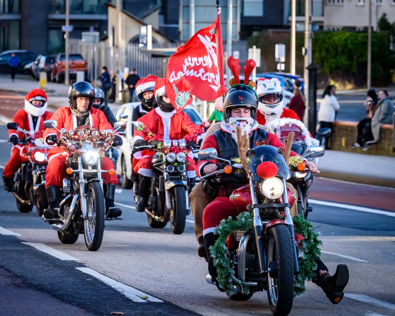 Santas on Bikes raise more than £20k