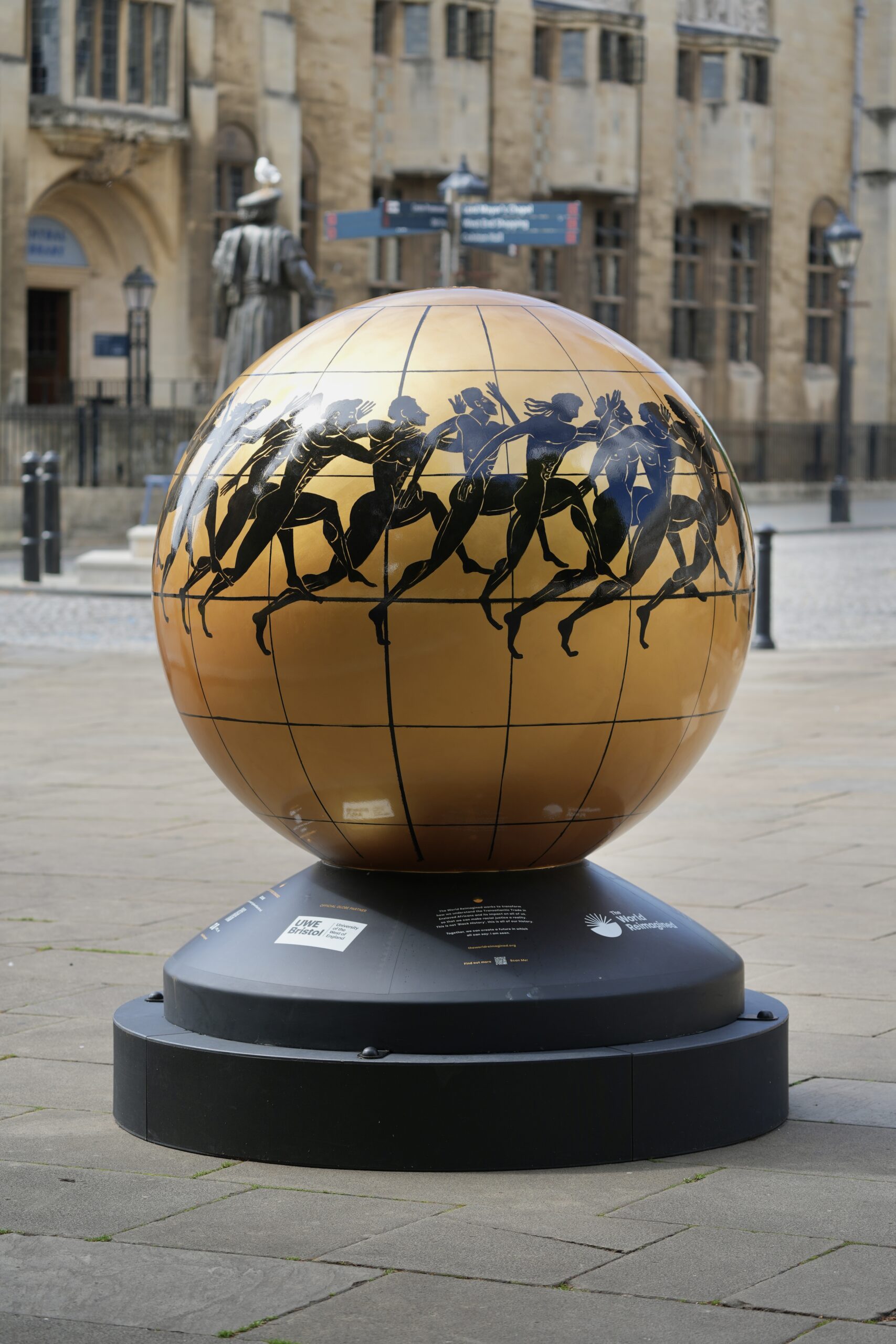 Photo 19-08-2022, 10 44 52 Bristol’s Globe art trail moving to College Green on Friday 14th for the end of Black History Month