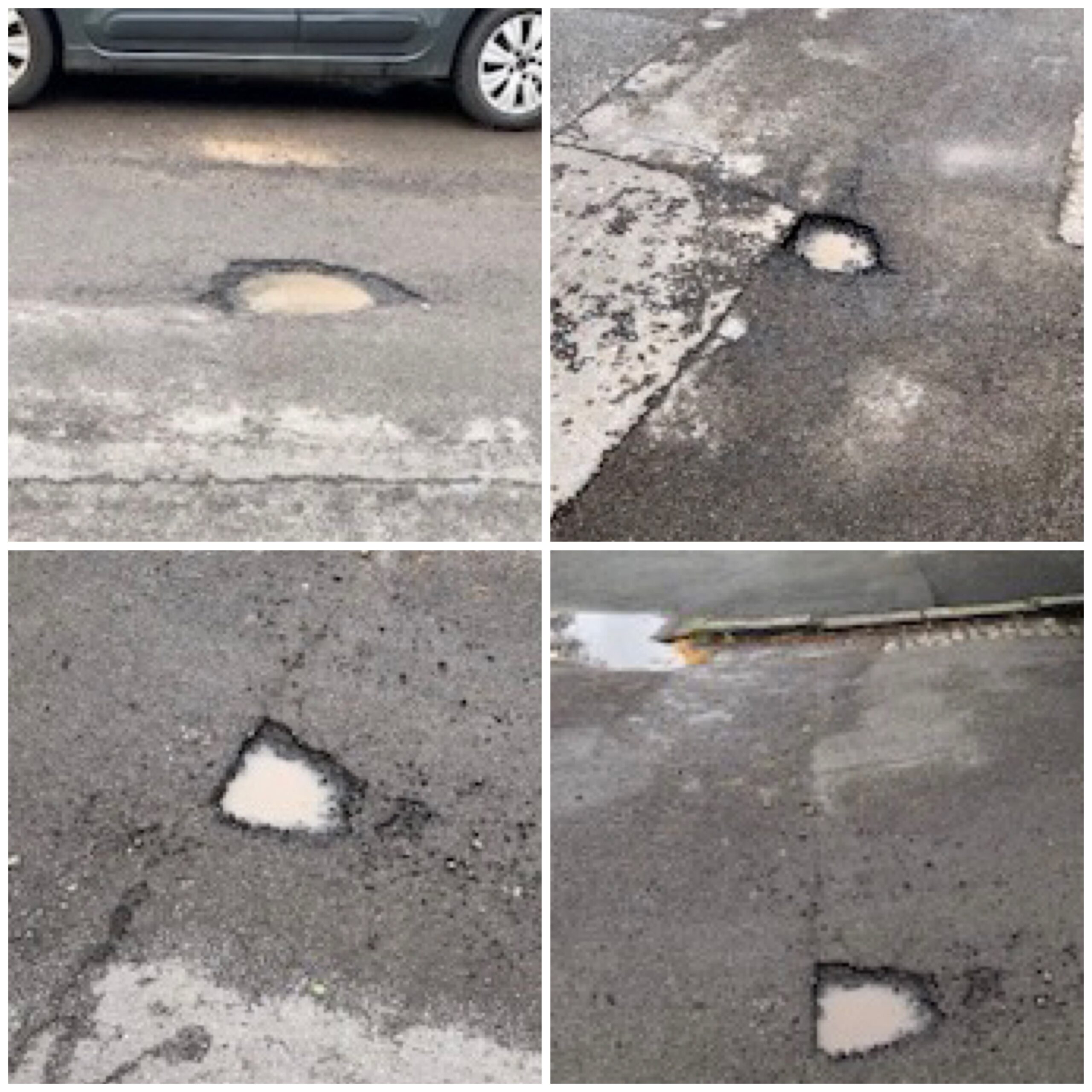 Out and about in Brislington West with Jos and Andrew: Pothole season