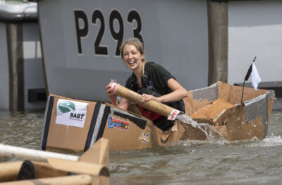 cardboard boat race