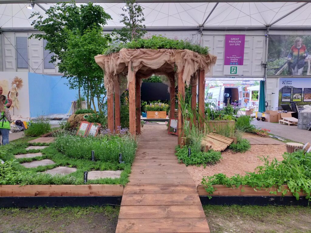 A Bristol-based not-for-profit social enterprise won a silver medal at the RHS Chelsea Flower Show for its garden focussing on mind, body and nature.