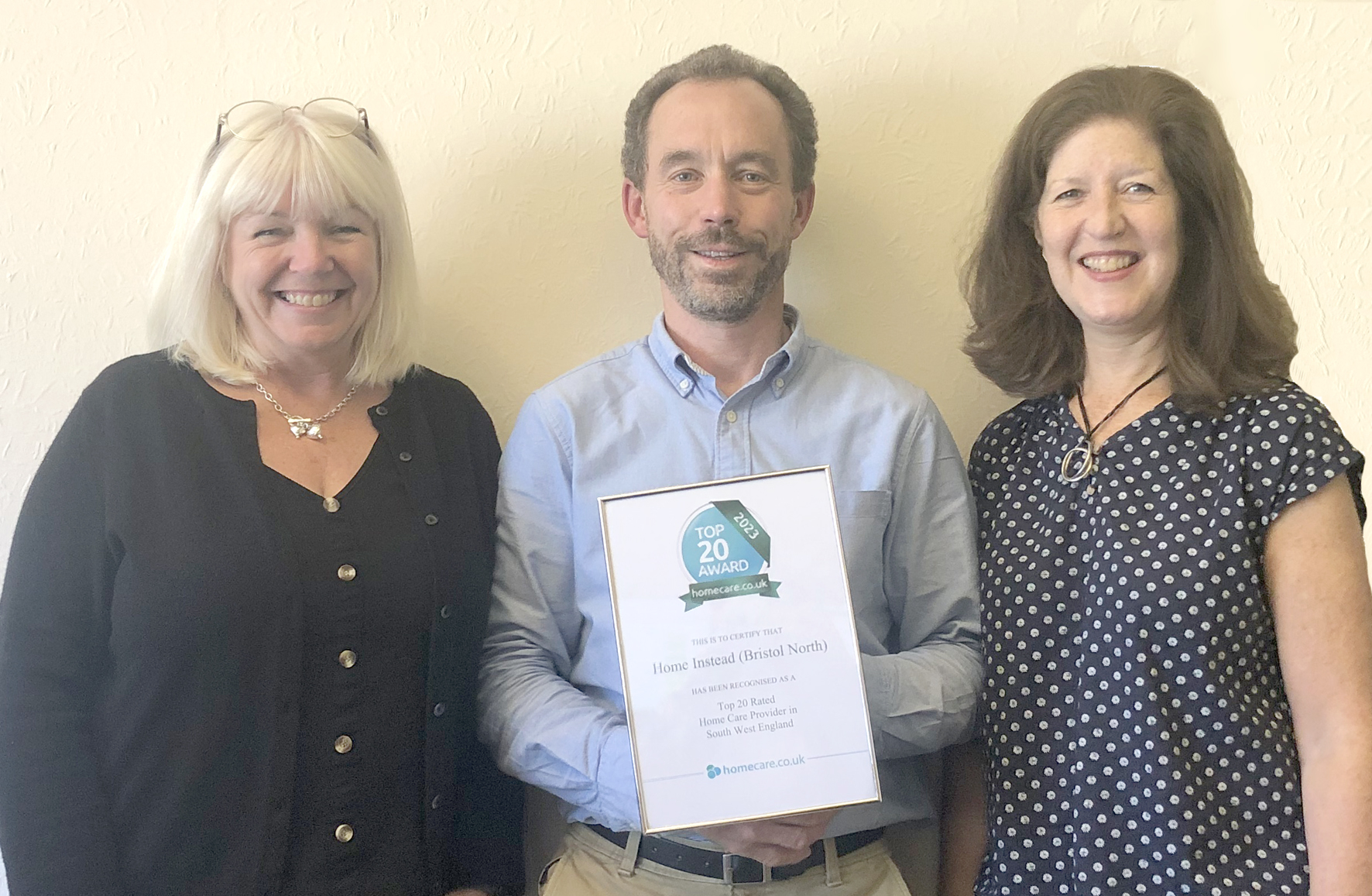 Local home care company is top 2% in the region