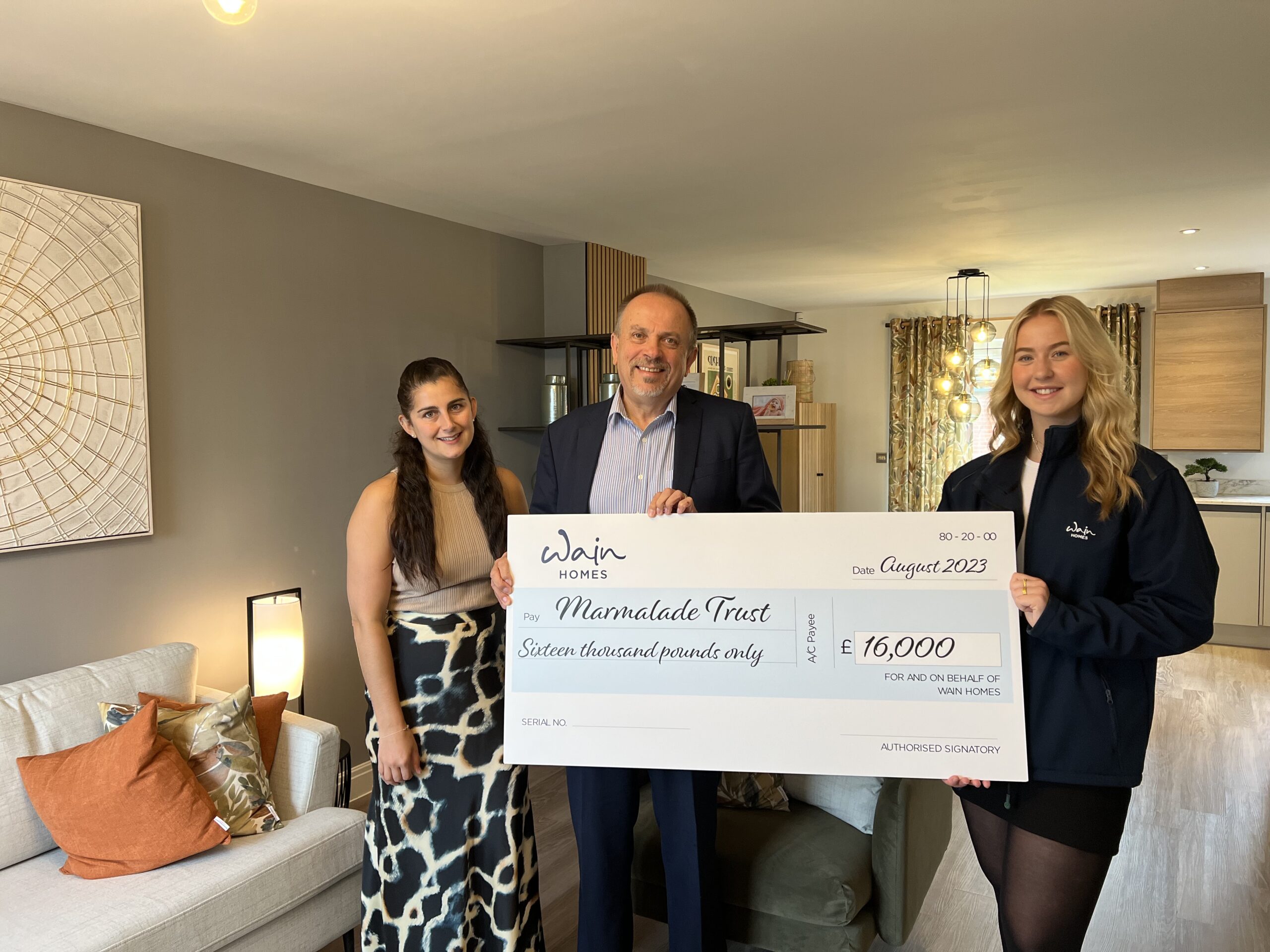 Marmalade Trust Golf Day Donation Golfers Swing into Action for Bristol Loneliness Charity
