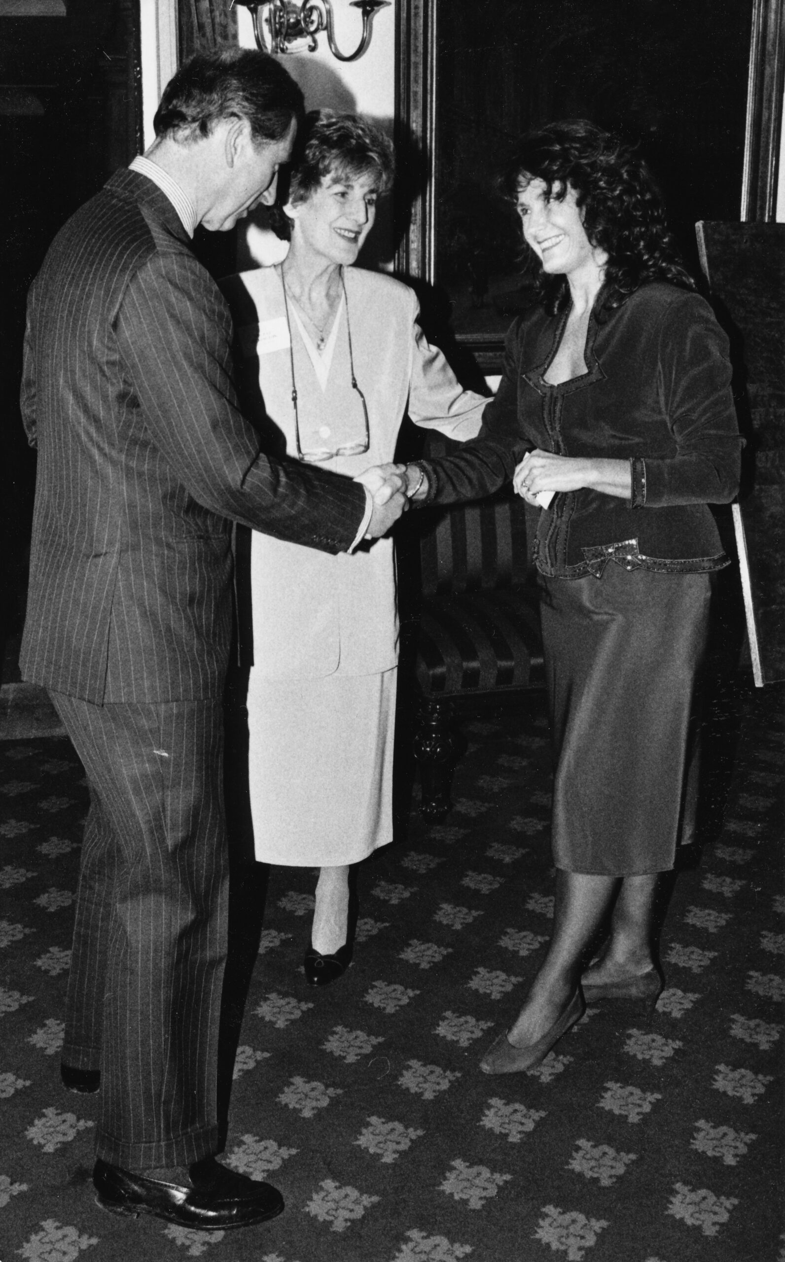 harles with Penny Brohn and Pat Pilkington; Charles meeting staff, volunteers and patients; Charles opens Grove House in 1983.