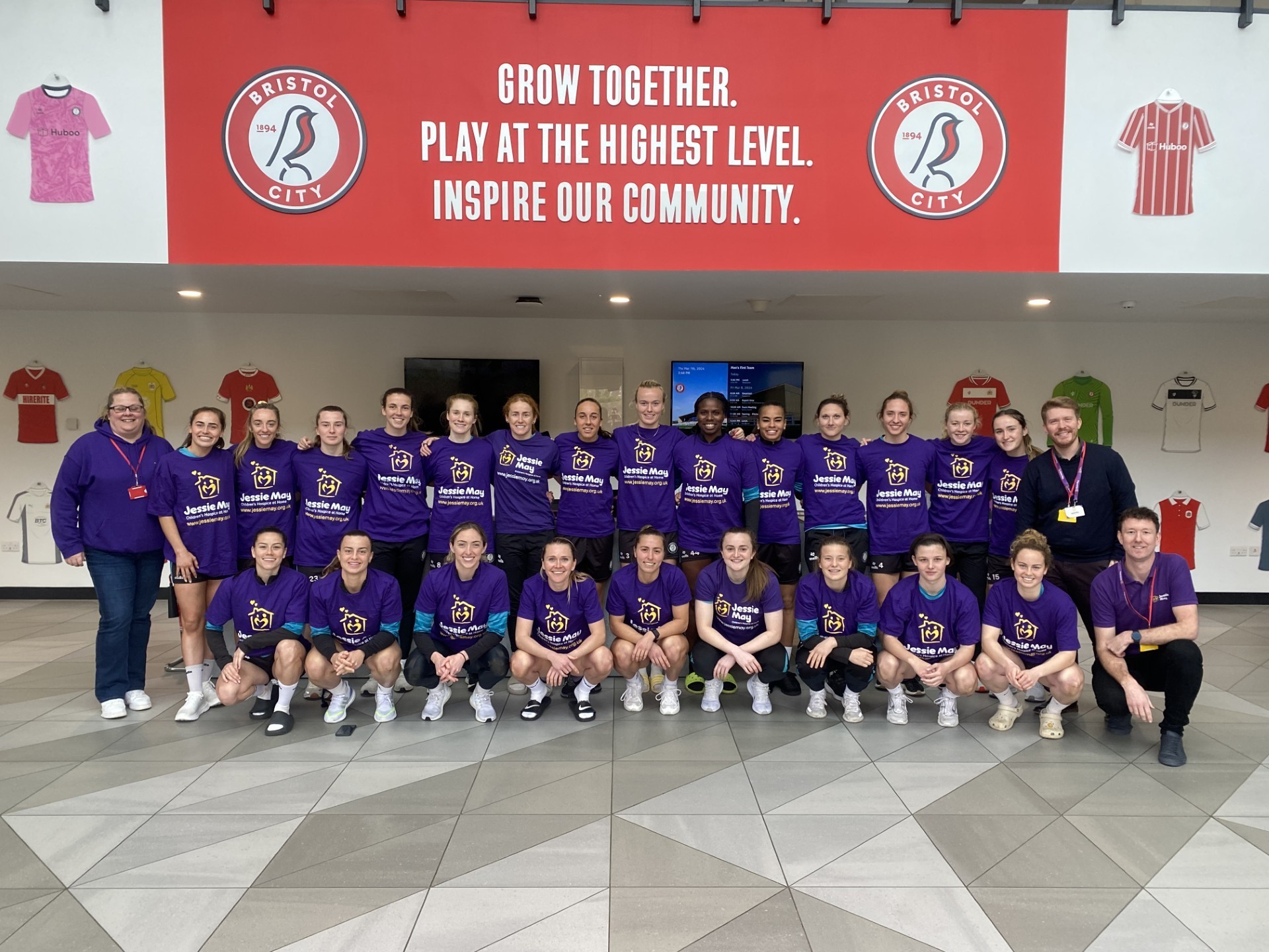 Jessie May Children’s Hospice at Home announce Bristol City Women’s Football Club as Their First Team Ambassador.