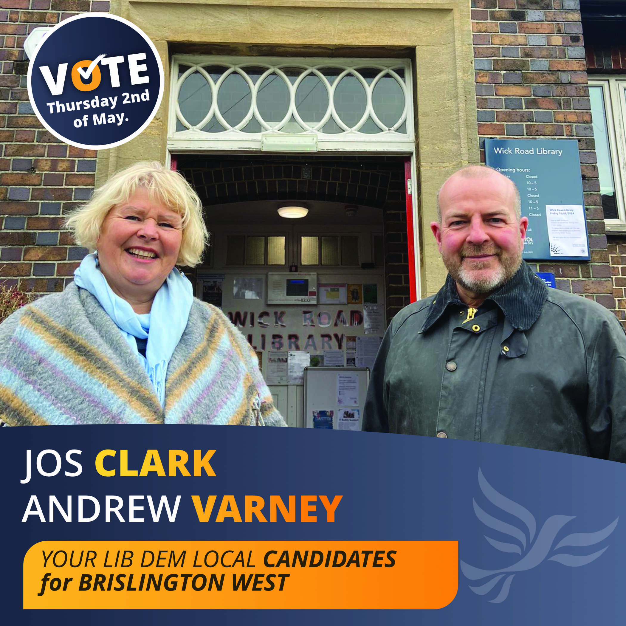 image0 Local Elections in Brislington are taking place this Thursday 2 May 2024