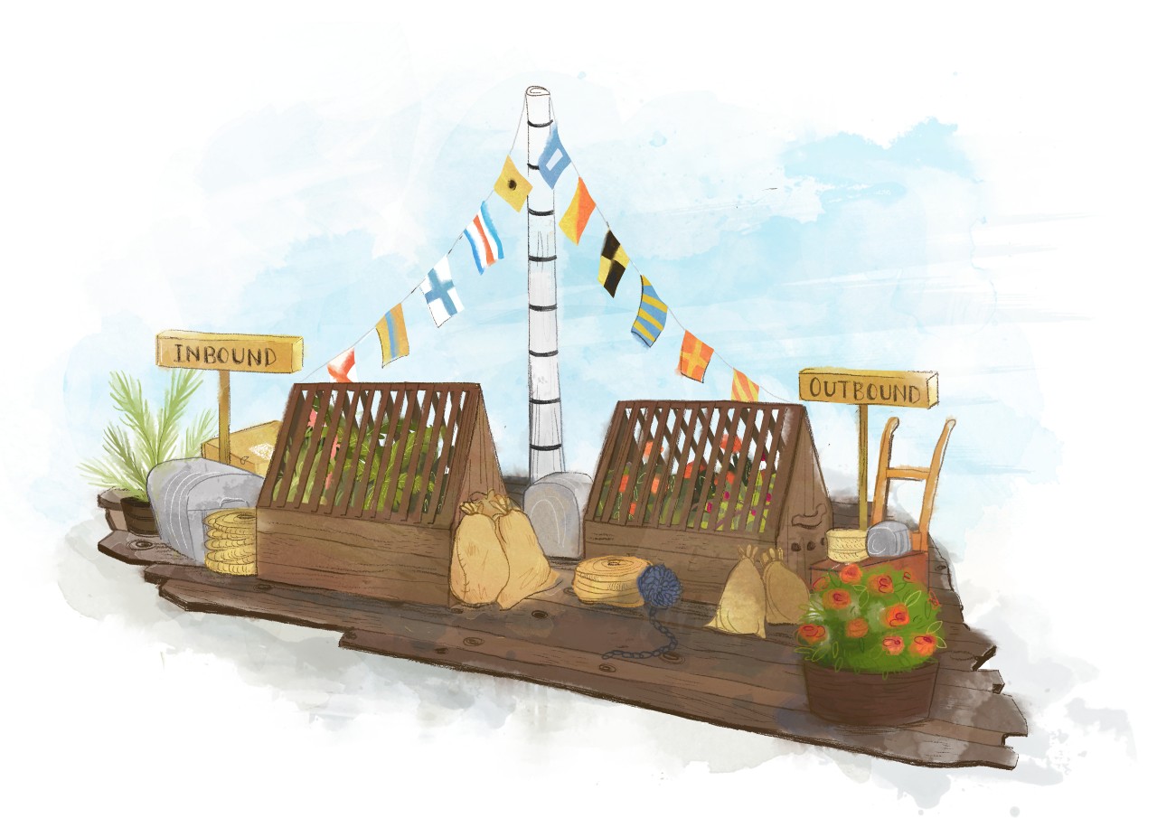SSGB display at RHS Hampton Court – Image credit – Justine Howlett Illustration (low res) Brunel’s SS Great Britain to showcase Bristol’s role in botanical history at RHS Hampton Court Palace Garden Festival