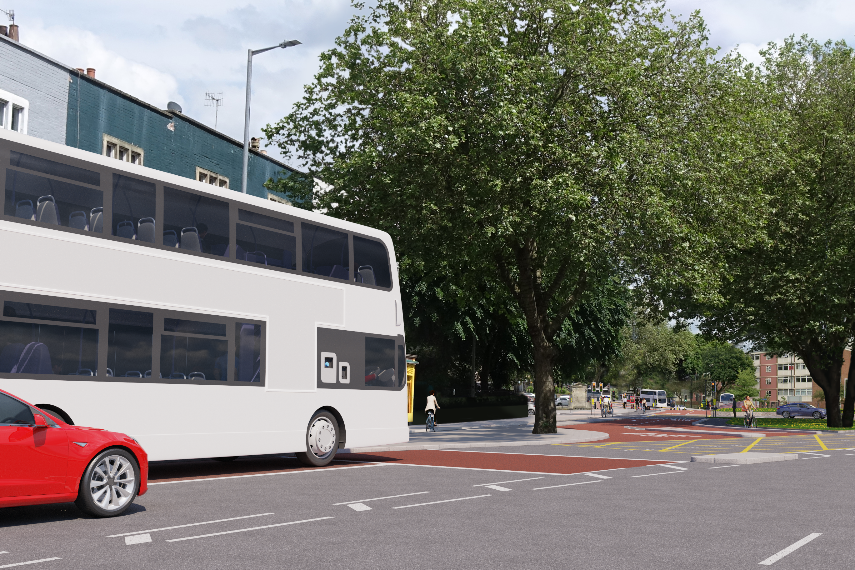 Bedminster Parade – artist_s impression Bristol City Centre Transport Changes consultation launches this week