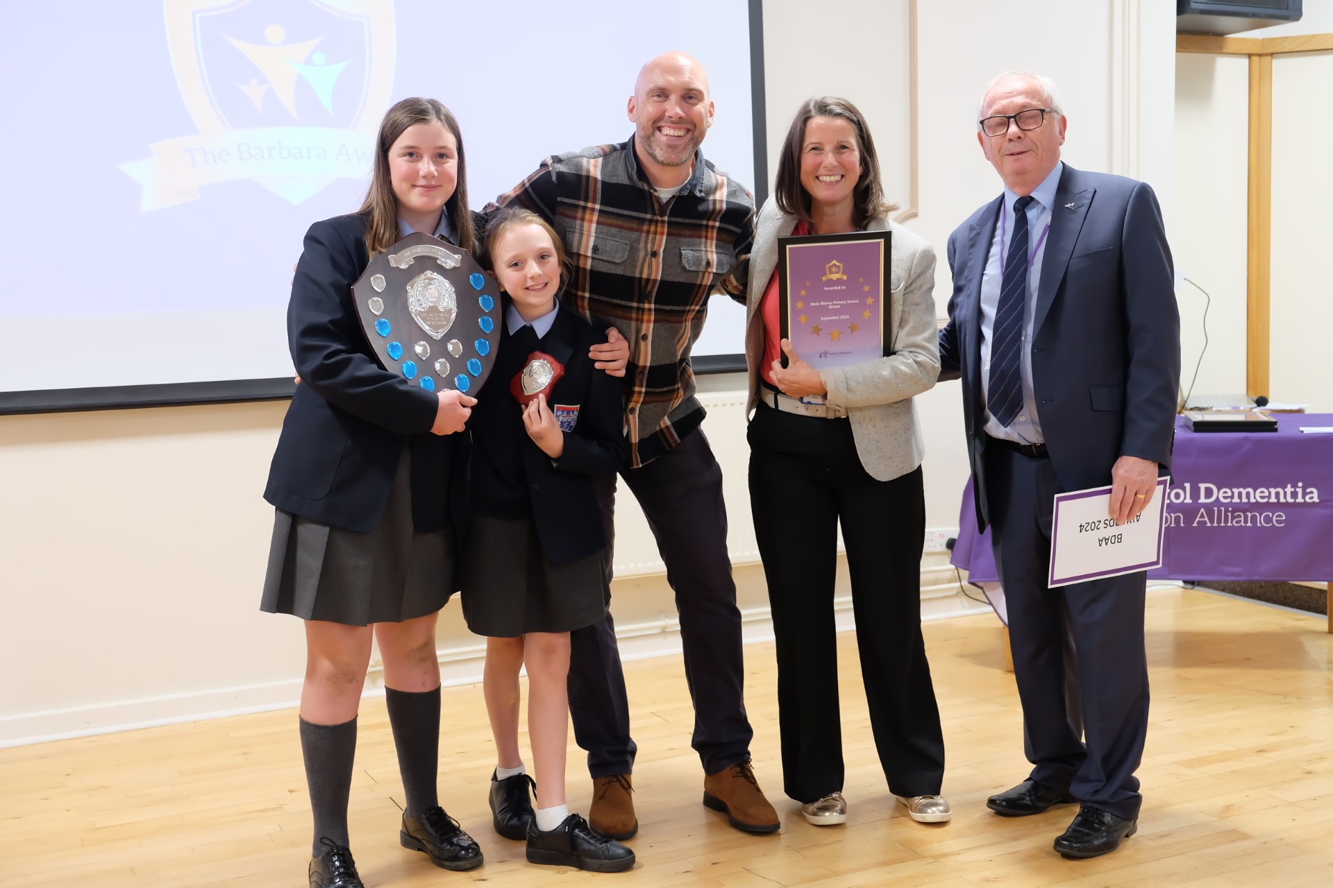 Joe Sims hosted Bristol Dementia Awards ceremony on 25th September