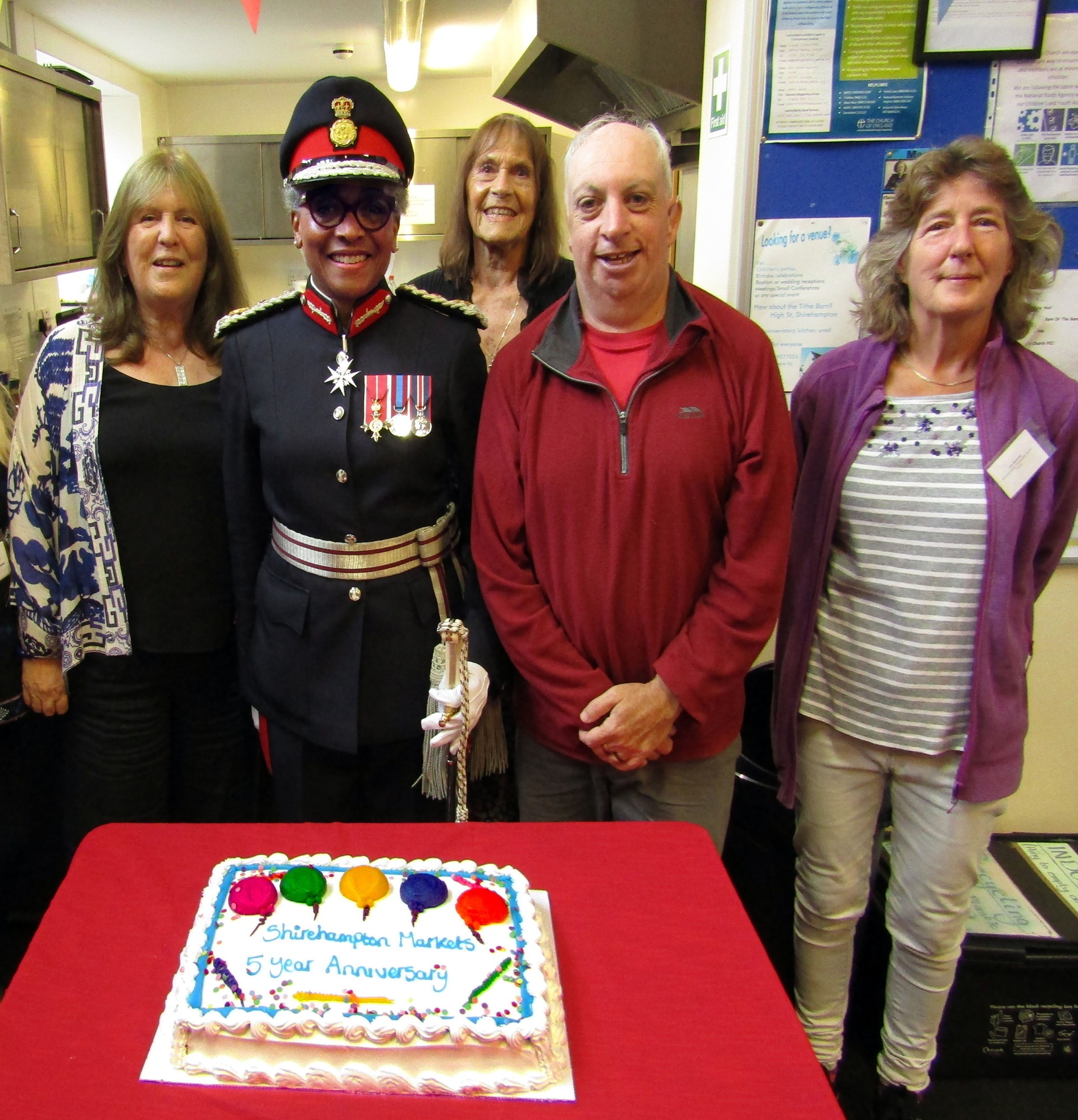 Bristol High Street Market Celebrates 5th Anniversary With The Lord Lieutenant.