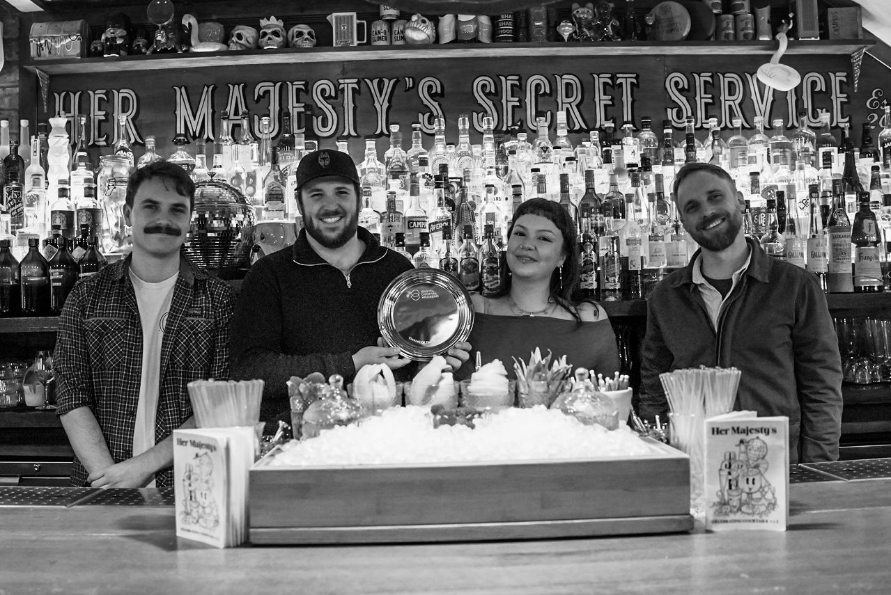 Her Majesty’s Secret Service winners Her Majesty’s Secret Service announced as winner of Bristol Cocktail Weekend’s Cocktail of the Year 2024