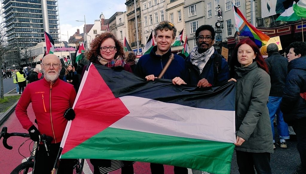 Green Councillors in Bristol calling for a ceasefire in Gaza