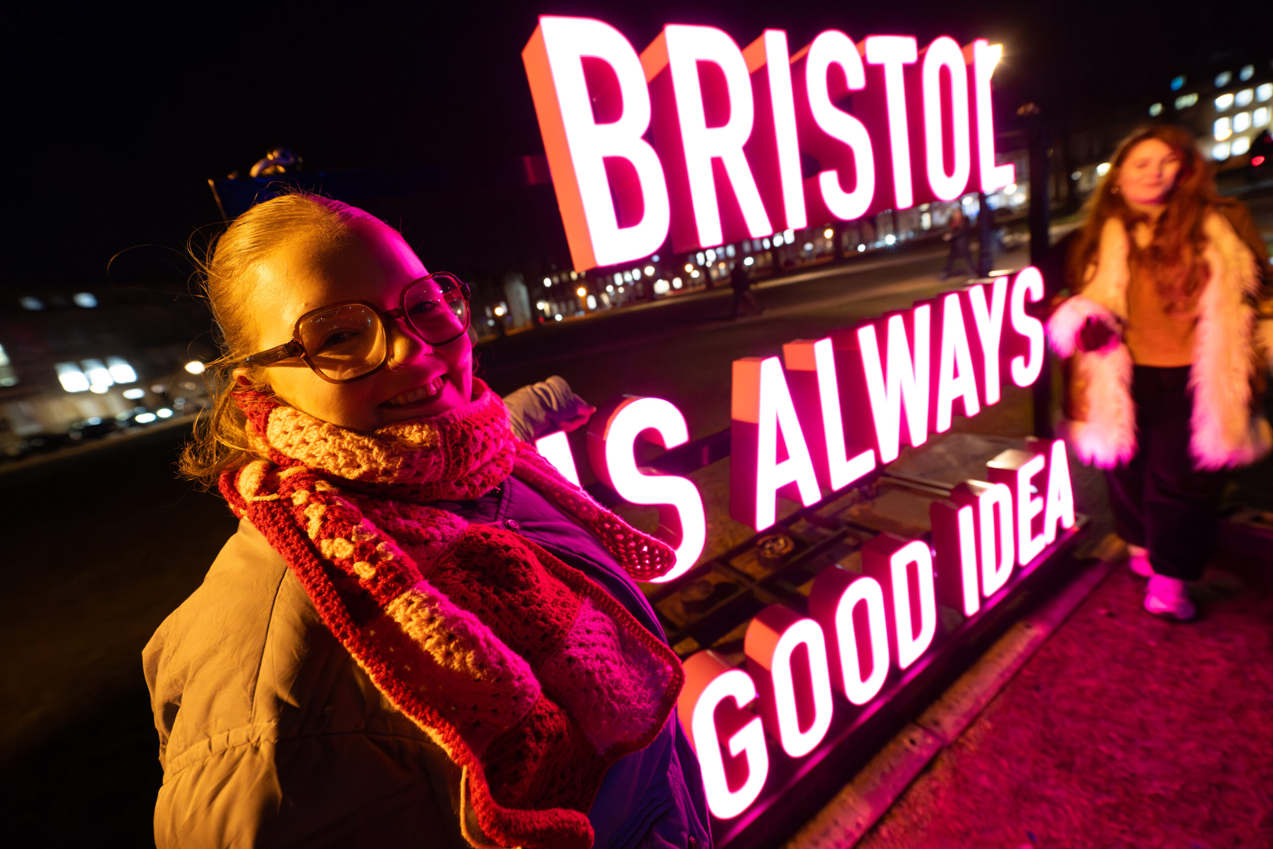 Bristol is Always a Good Idea by Real Hackney Dave – Credit Andre Pattenden Bristol Light Festival 2025 first weekend hailed a dazzling success