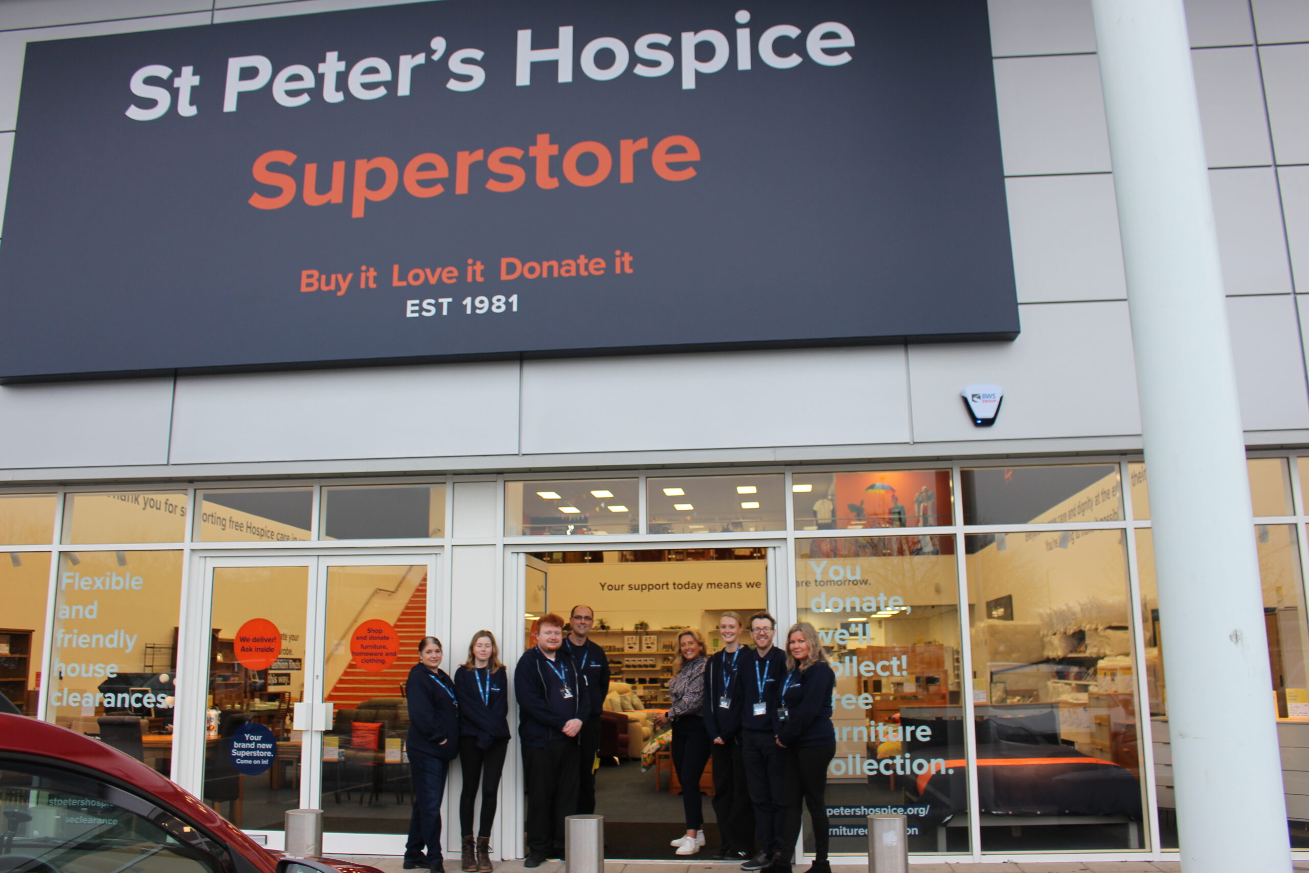 ST PETER’S HOSPICE OPENS BRAND NEW SUPERSTORE IN PORTISHEAD