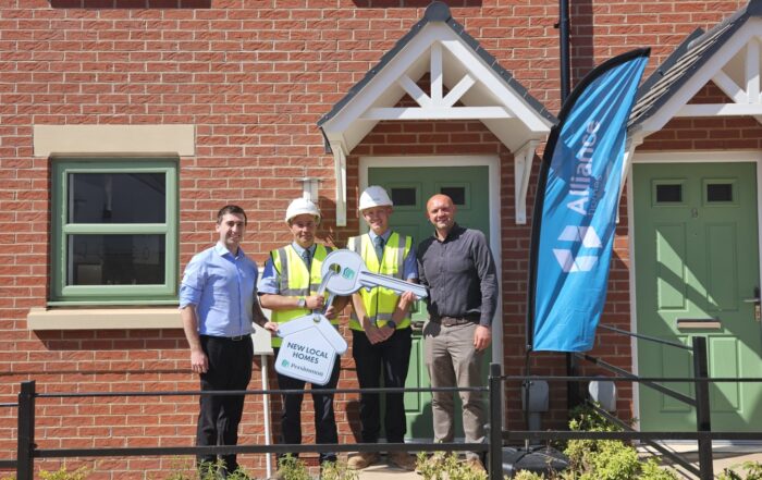 The latest tranche of affordable homes at the Farleigh Fields development in Backwell