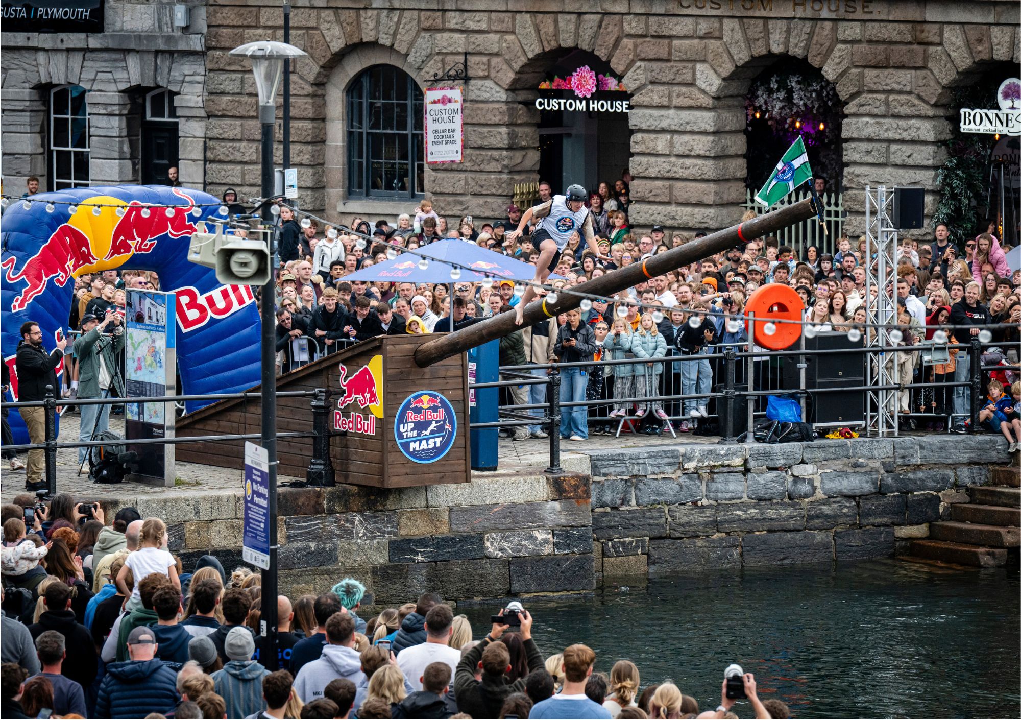 Red Bull Up The Mast event taking place at the Bristol Harbour Festival in July 2026
