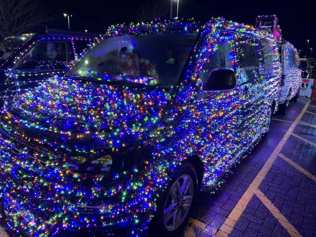 150 decorated Volkswagens leave Queensway Retail Car Park Weston Super Mare